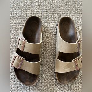 Birkenstock Tan Double-Strap Sandals